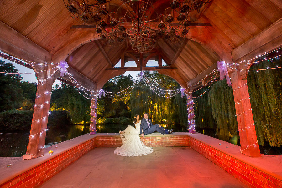 Lavender styling and fairy lights at The Dairy