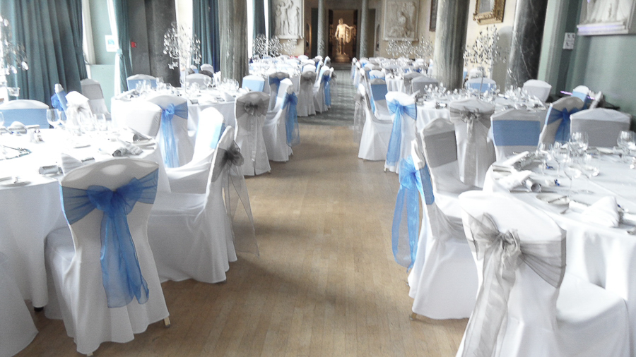 Sapphire blue and antique silver at The Sculpture Gallery
